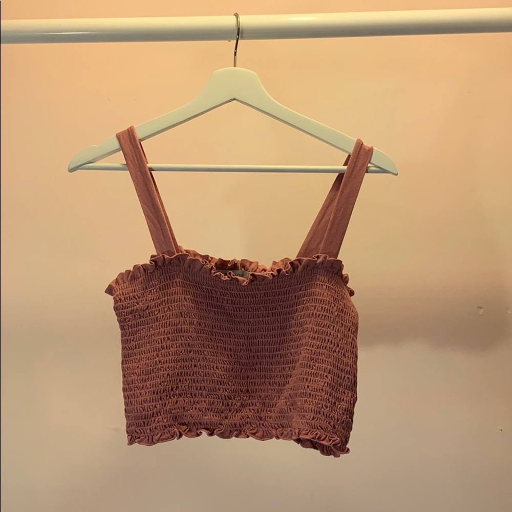 Pink crop top